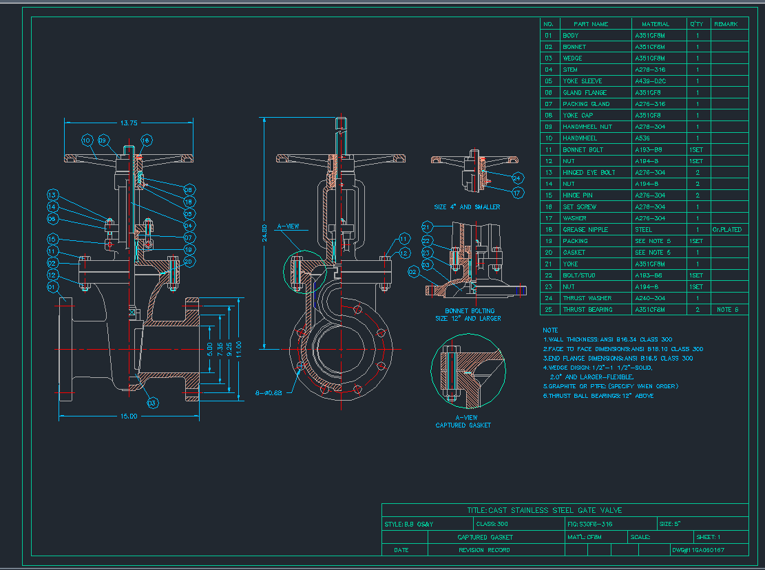 5INCHCASTSTAINLESSSTEELGATEVALVCADD